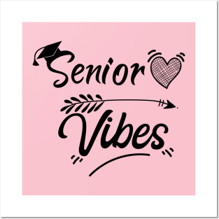 Senior Vibes , Graduation , Cute 2020 Senior Vibes Squad Posters and Art